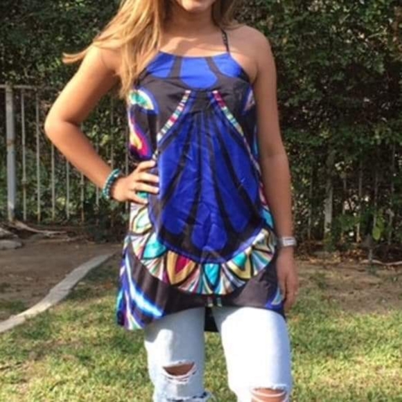 Nicole by Nicole Miller Tops - Nicole  Miller blouse Vibrant  Colors.Sz.L